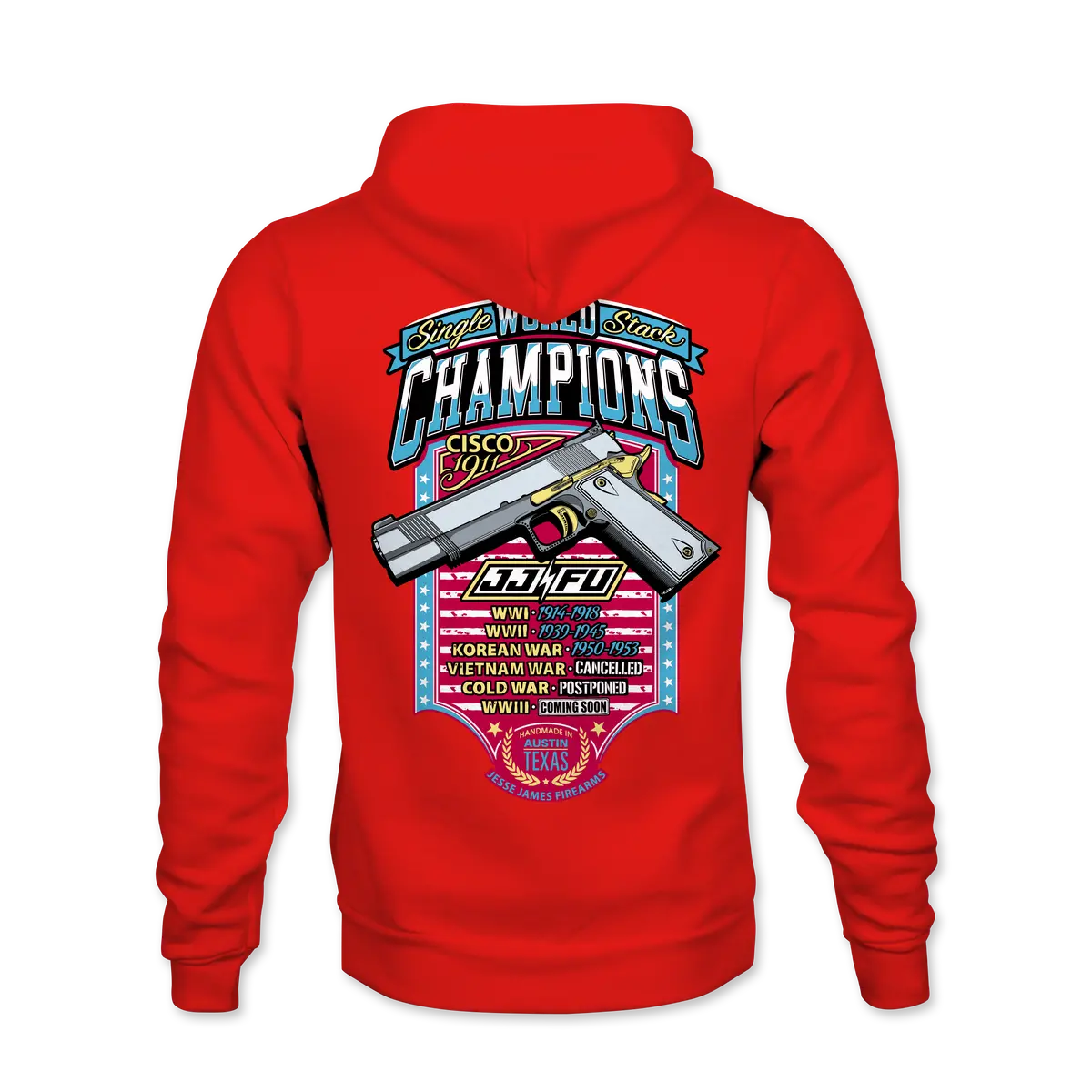 Jjfu Cisco 1911 Single Stack World Champions Hoody - Red 1