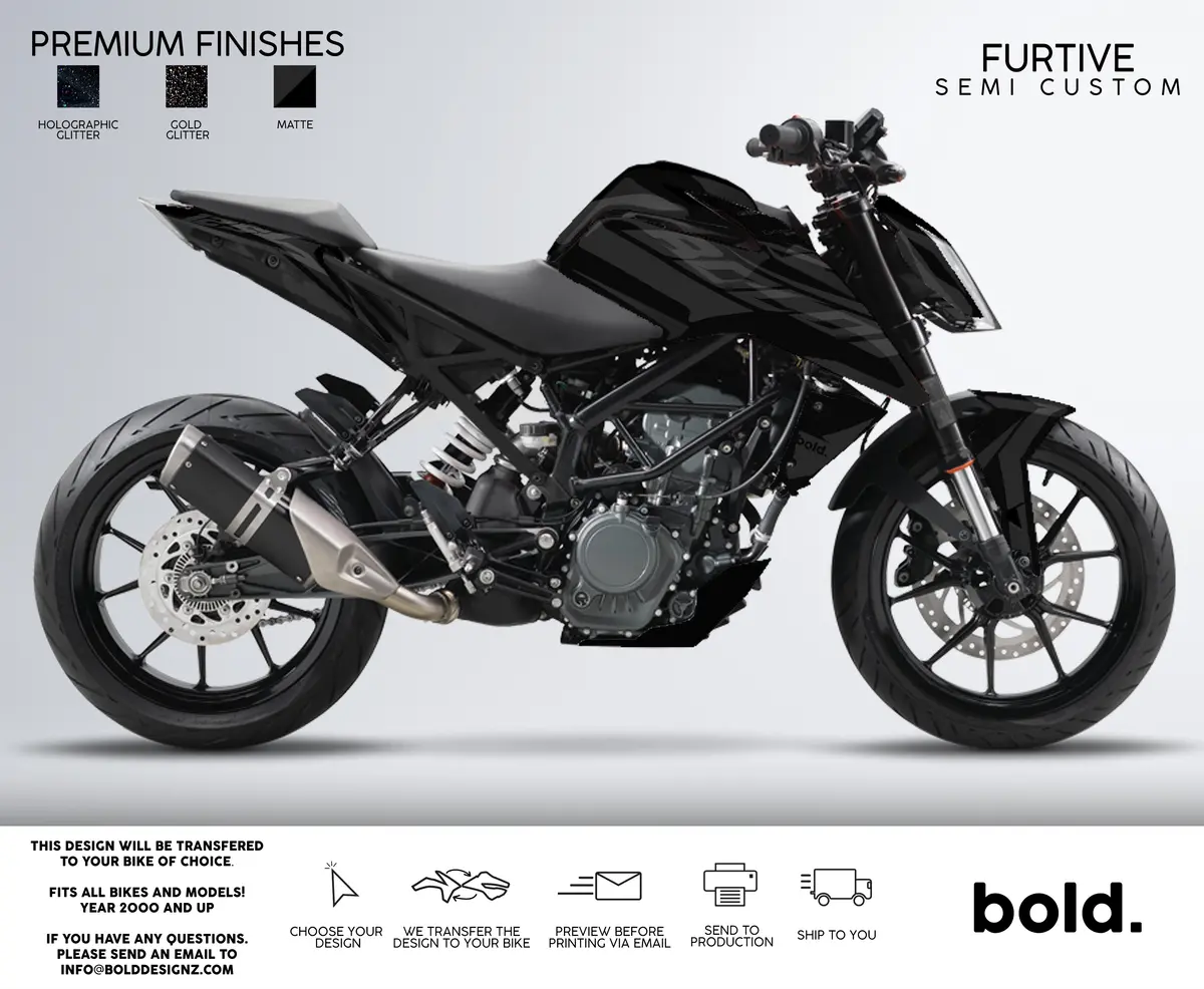 Furtive - Ktm Duke Graphics Kit 1