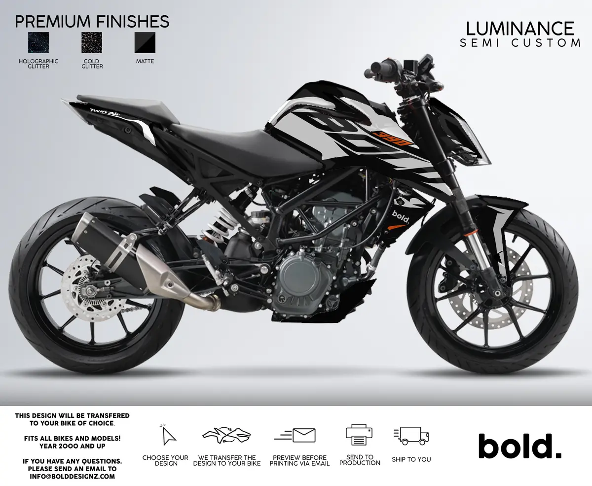 Luminance - Ktm Duke Graphics Kit 1