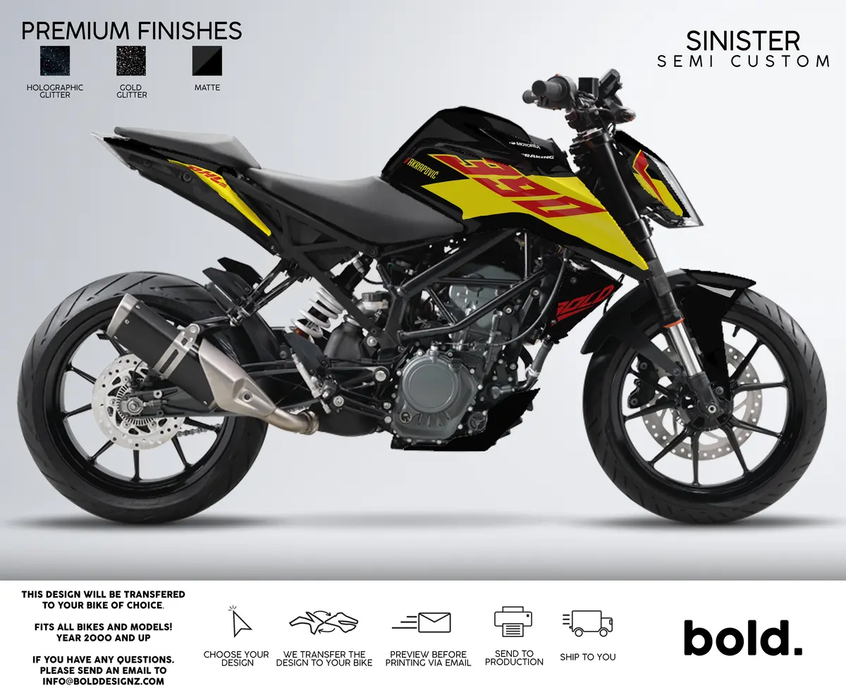 Sinister - Ktm Duke Graphics Kit 1