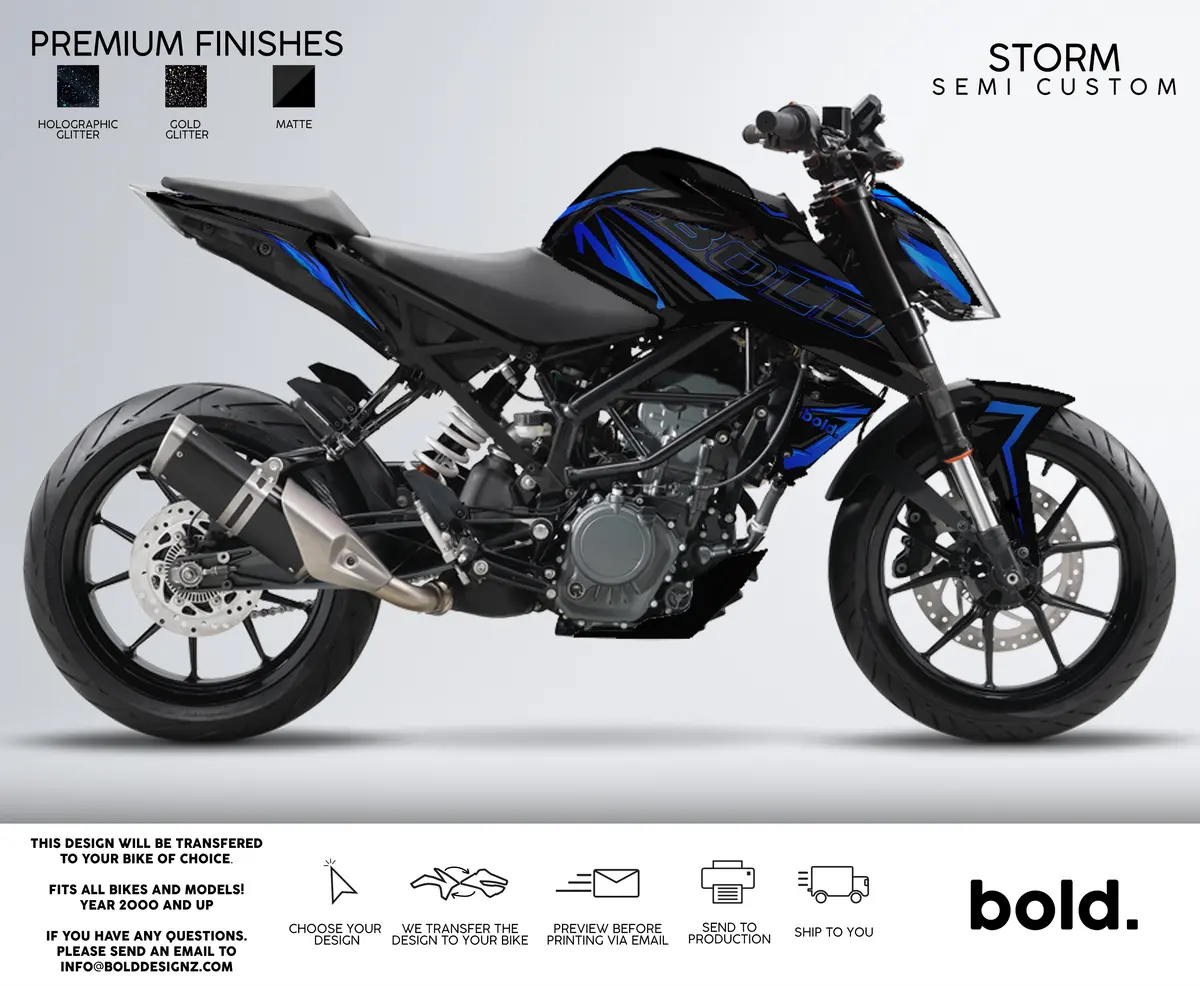 Storm - Ktm Duke Graphics Kit 3
