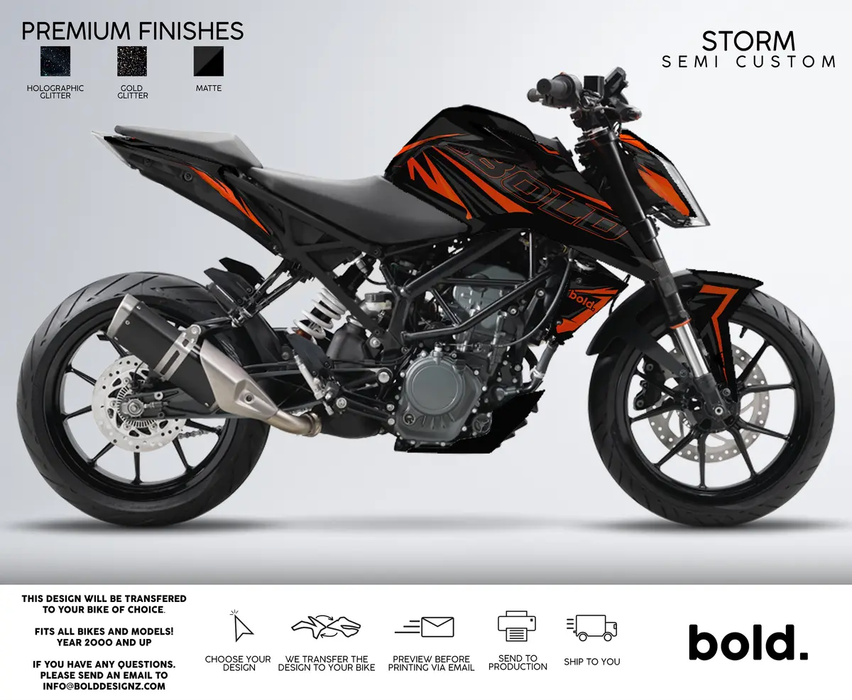Storm - Ktm Duke Graphics Kit 1