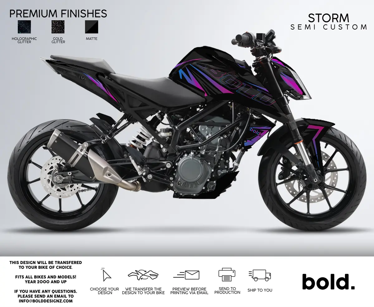 Storm - Ktm Duke Graphics Kit 4