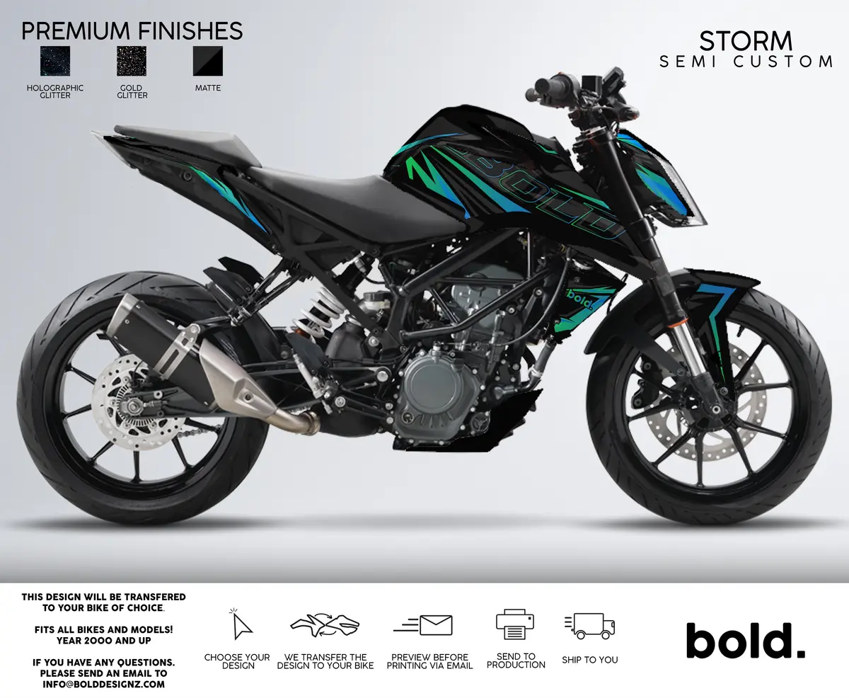 Storm - Ktm Duke Graphics Kit 4