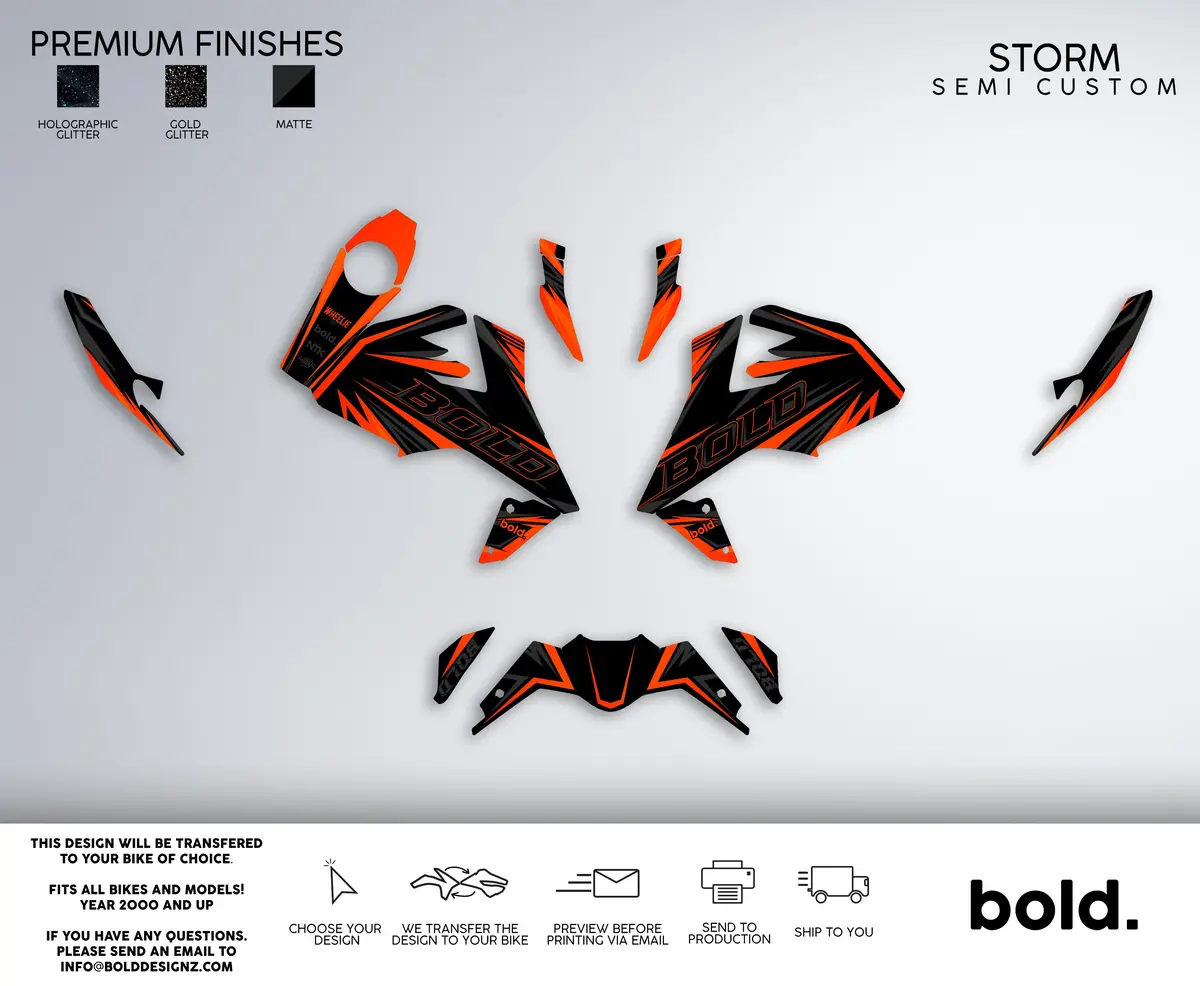 Storm - Ktm Duke Graphics Kit 2