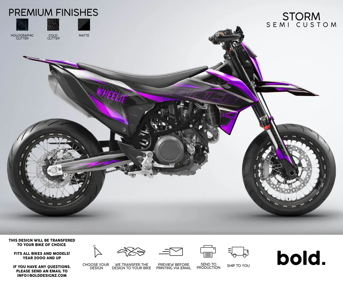 Storm - Ktm Smc 690 Graphics Kit 1