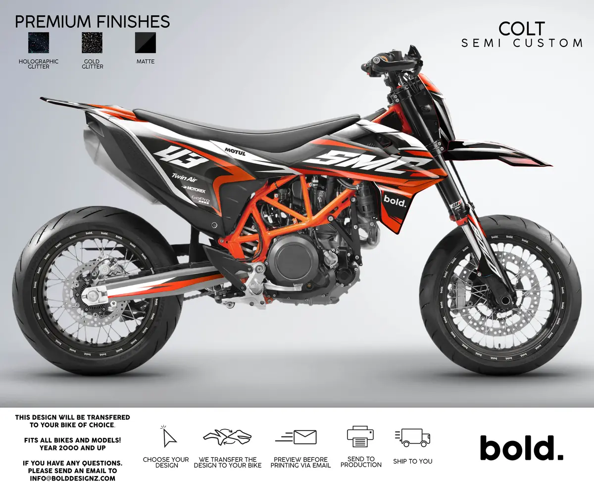 Colt - Ktm Smc 690 Graphics Kit 1