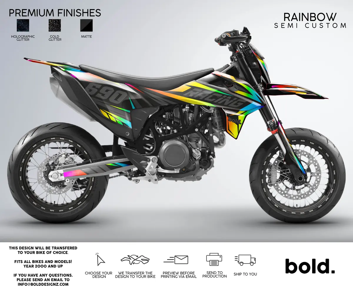Rainbow - Ktm Smc 690 Graphics Kit 1