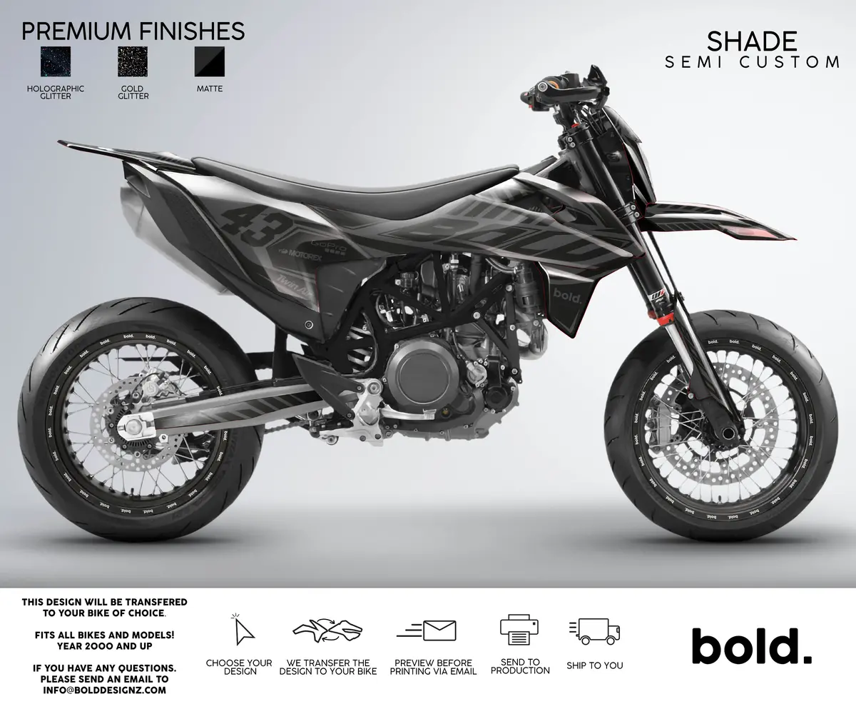 Shade - Ktm Smc 690 Graphics Kit 1
