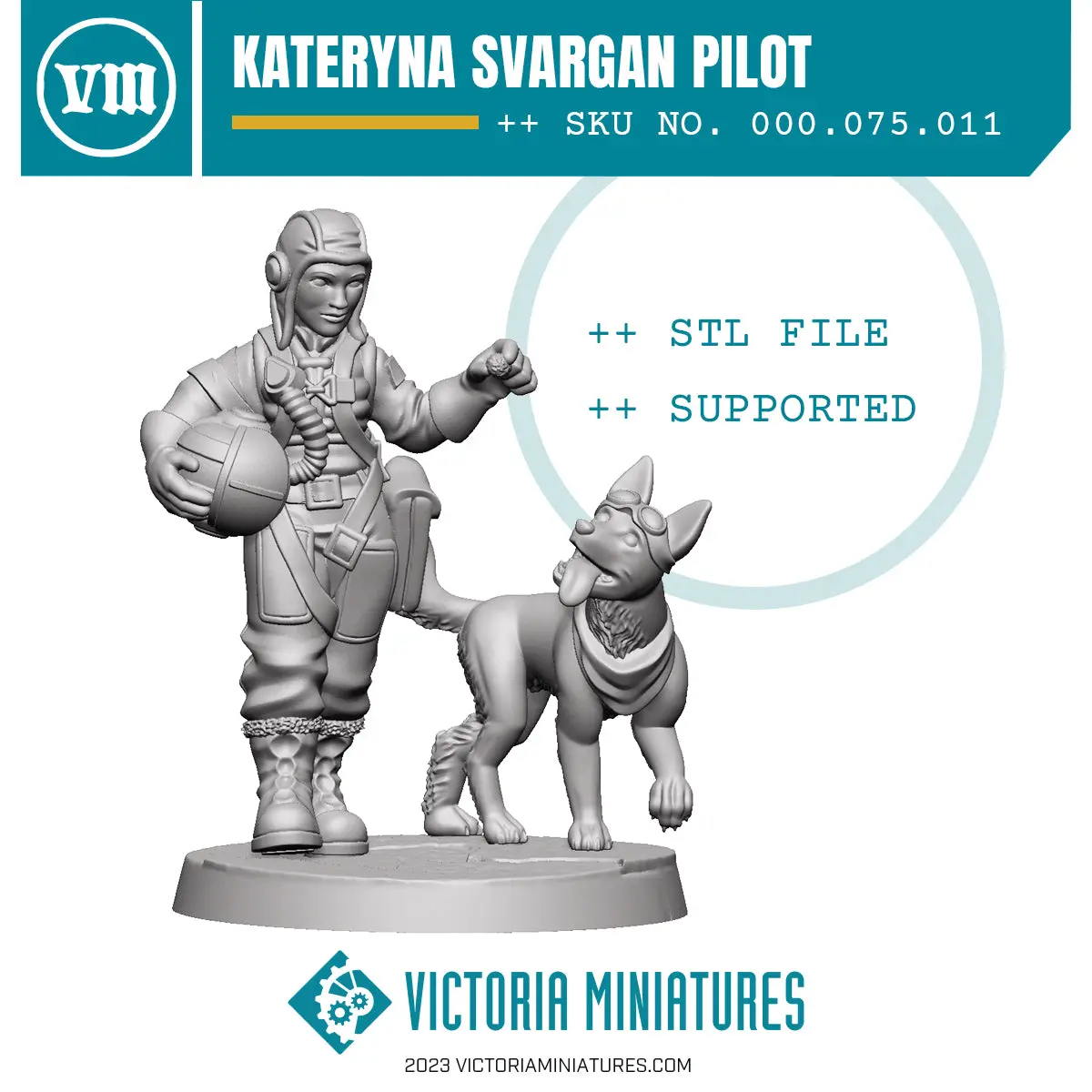 'Kateryna And Sergiy' Svargan Pilot .Stl Download 1