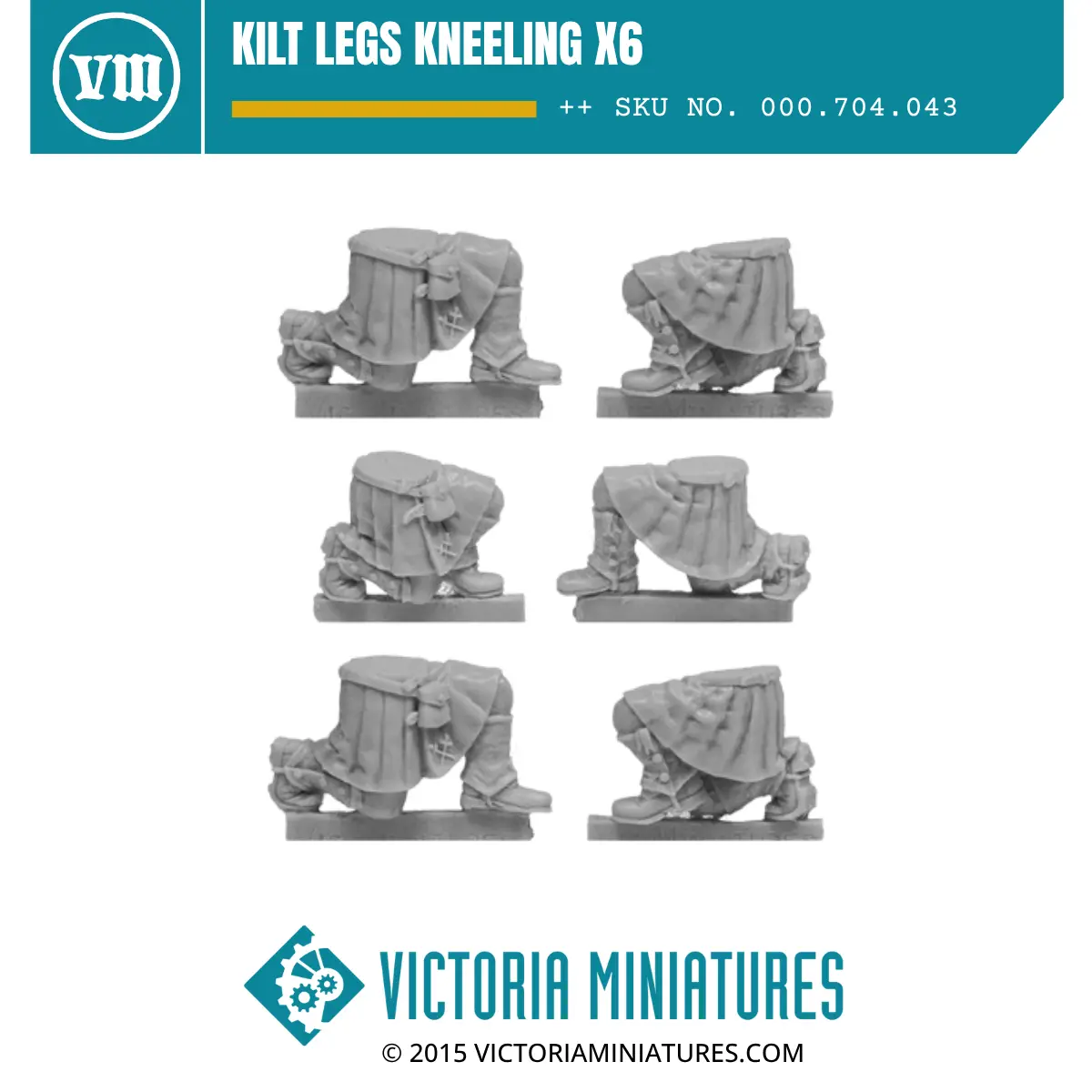 Kilt Legs Kneeling X6 (Male) 1