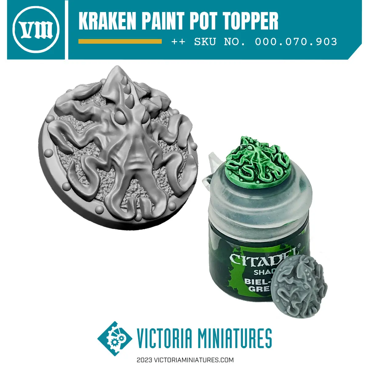 Kraken Paint Pot Topper Swatch X10 1