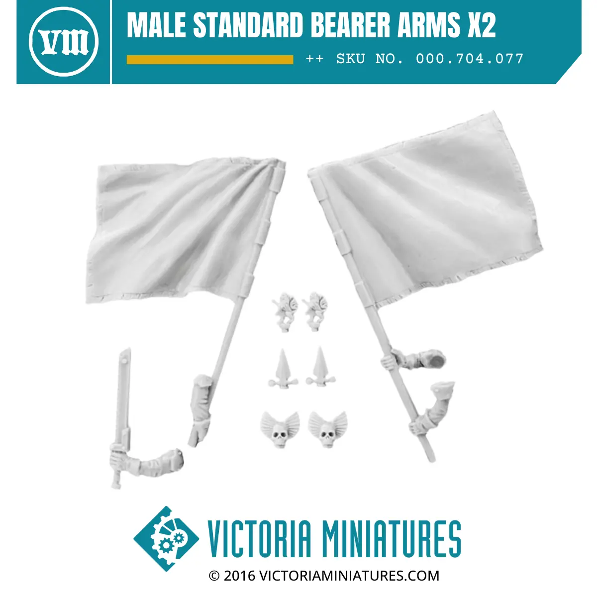 Male Standard Bearer Arms X2 1