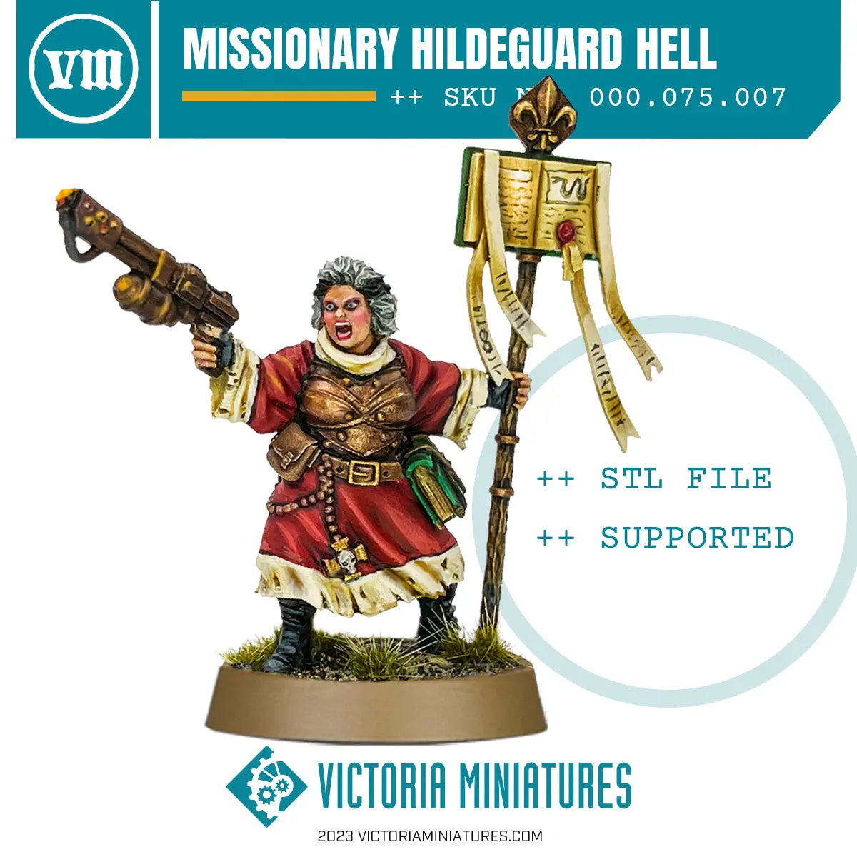Missionary Hildeguard Hell .Stl Download 1