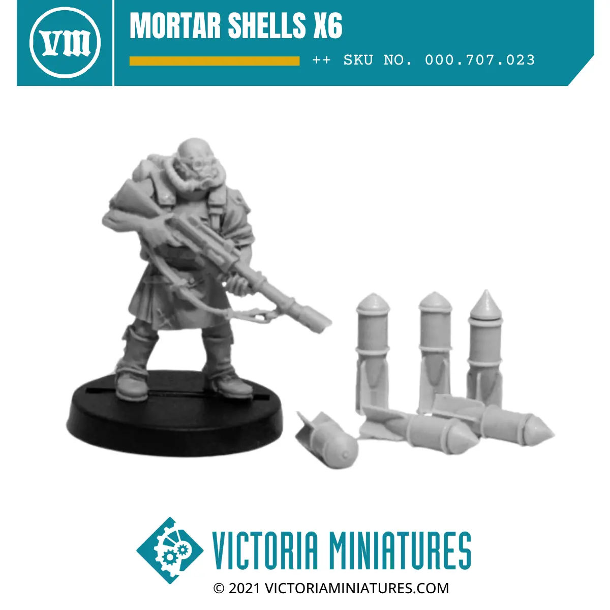 Mortar Shells X6 1