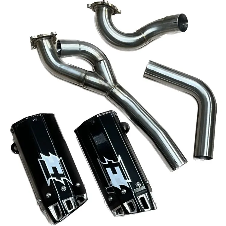 Empire Industries New Gen Ii Dual Slip On Exhaust For 2012-2024 Can-Am Outlander  Emp-Out-Dslp-G2 1