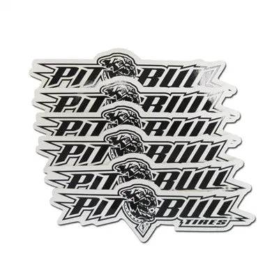 6" Decals - Pitbull Sport Logo - 6 Pack 1