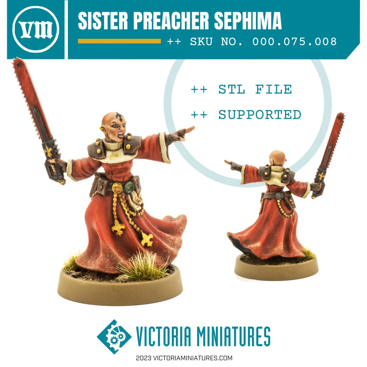 Sister Preacher Sephima .Stl Download 1