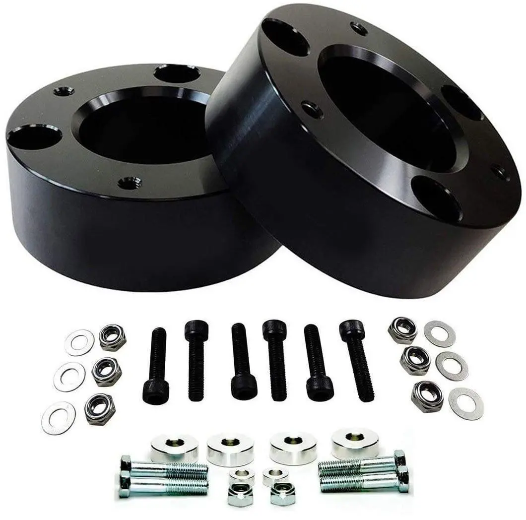 Pro Billet Front Strut Spacers With Differential Drop Kit For Chevrolet Silverado 1500 And Gmc Sierra 1500 4Wd 1