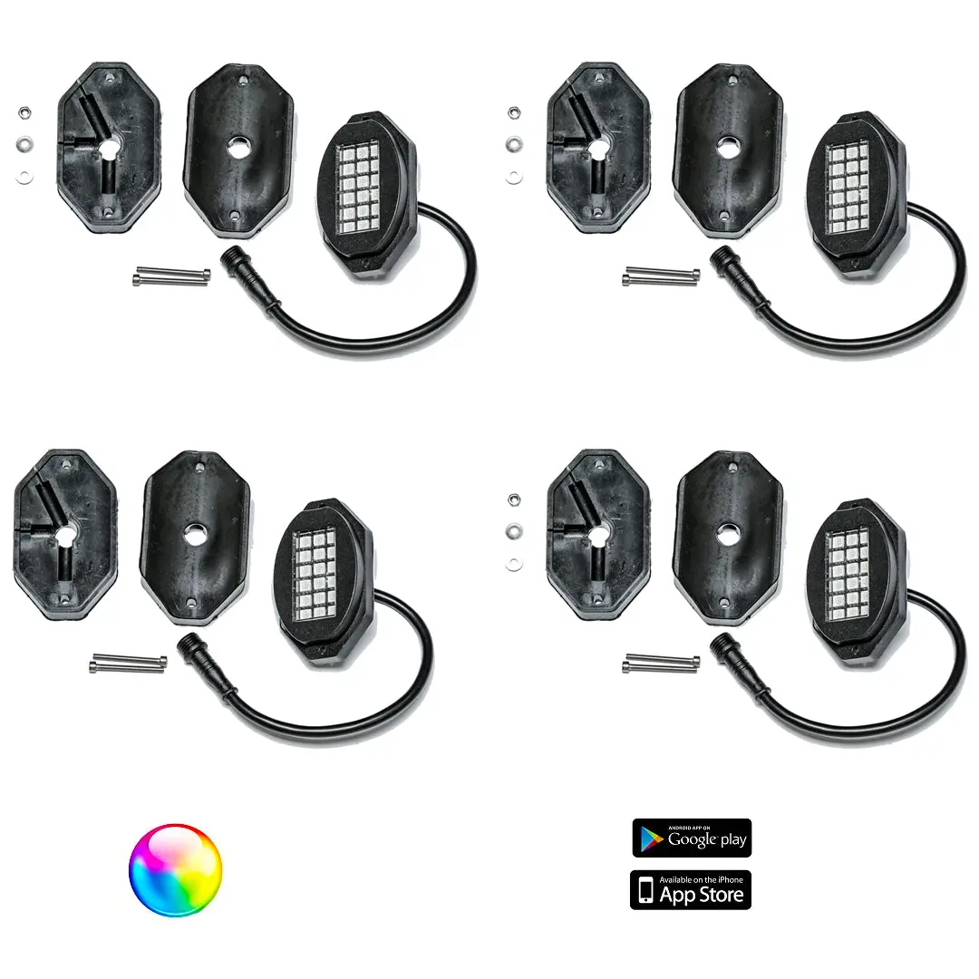 187 Style Rock Lights W/ Control Harness 1
