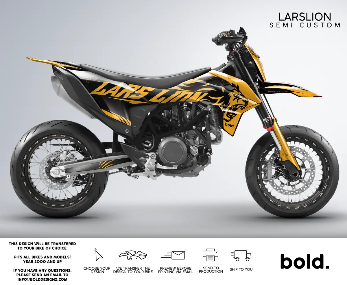 Larslion - Ktm Smc 690 Graphics Kit 1
