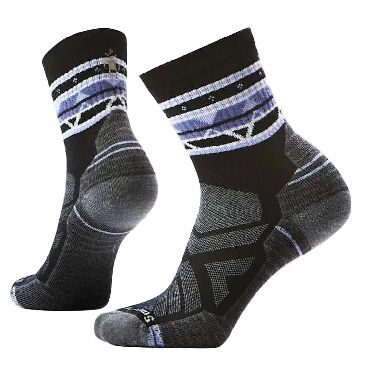 Women's Hike Light Cushion Zig Zag Valley Mid Crew Socks 1