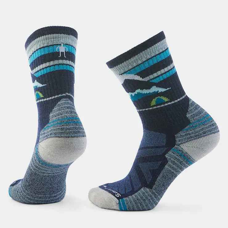 Women's Hike Light Cushion Mountain Moon Crew Socks 1