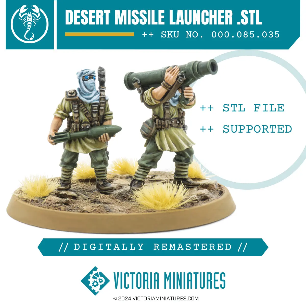 Desert Scorpions Missile Team .Stl Download 1