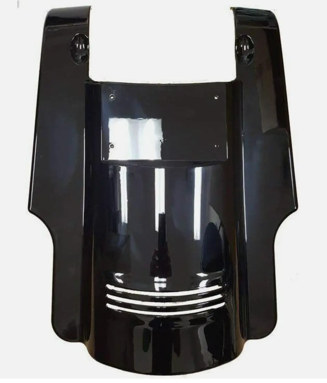 Harley Vivid Black Fender Extension 1
