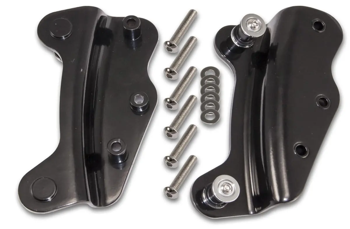Harley Black Four Point Docking Hardware Kit 1