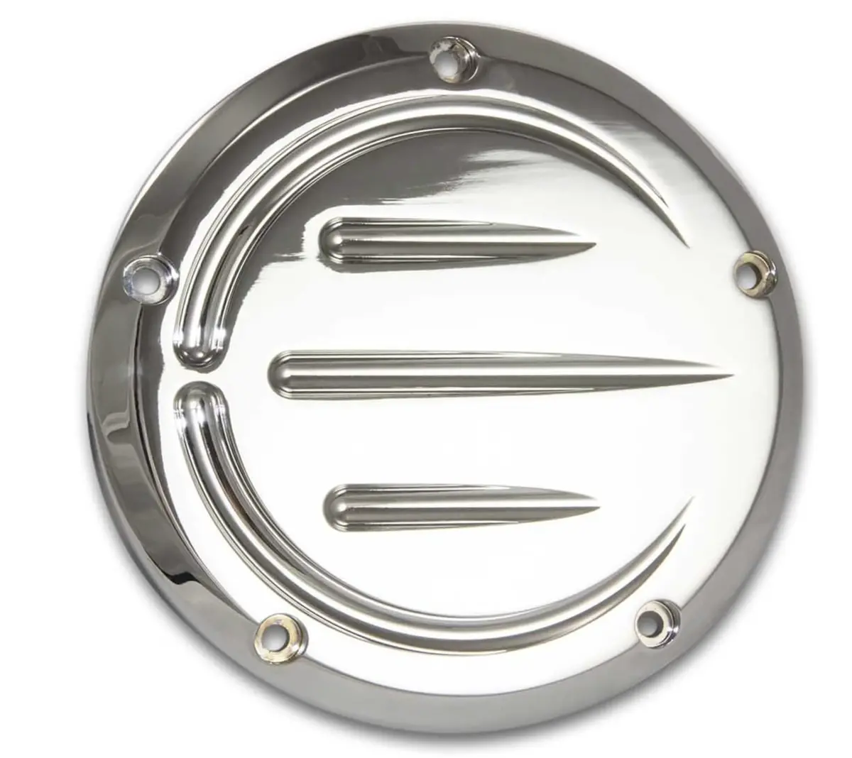 Harley Chrome Billet Derby Cover 1
