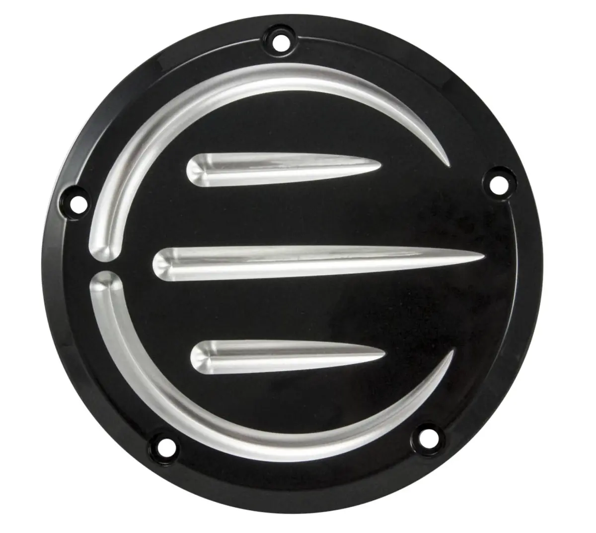 Harley Black Contrast Cut Derby Cover 1
