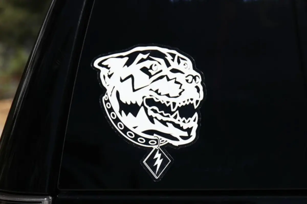 Doghead Logo Sticker 1