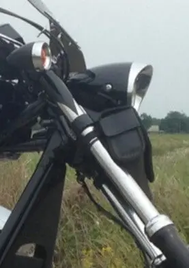 Satin Black Upper Fork Covers 1