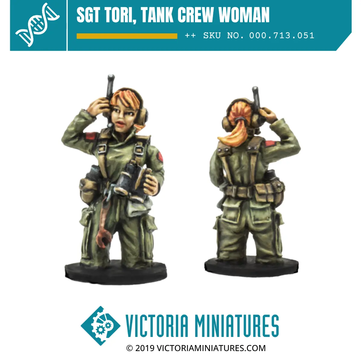 Sgt Tori, Tank Crew Woman. 1