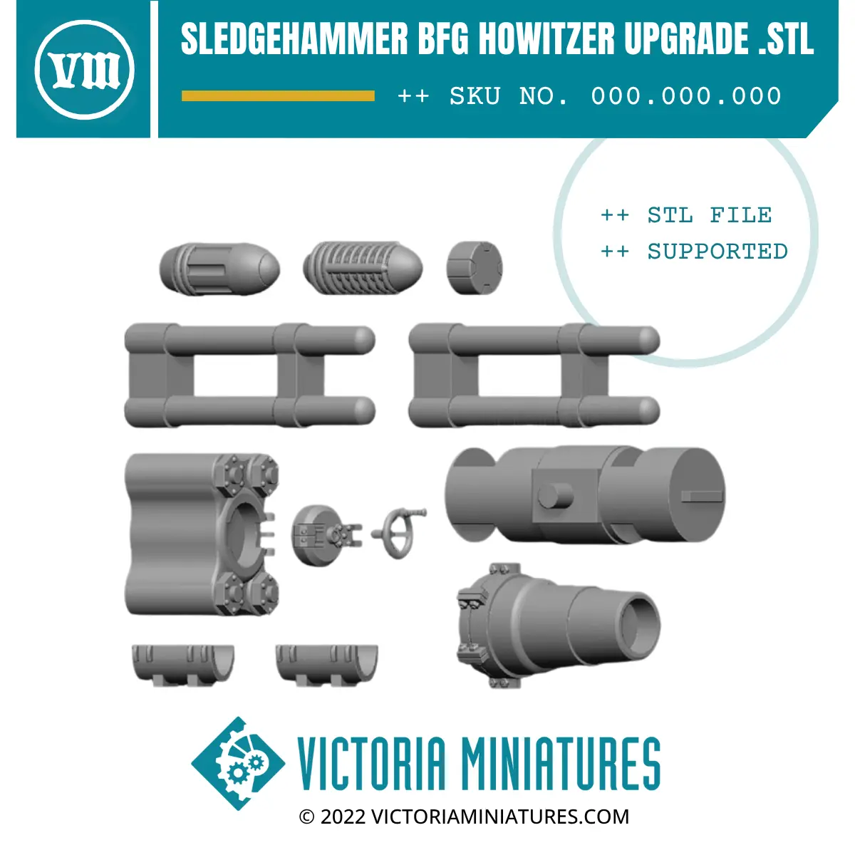 Sledgehammer Bfg Howitzer Upgrade .Stl 1