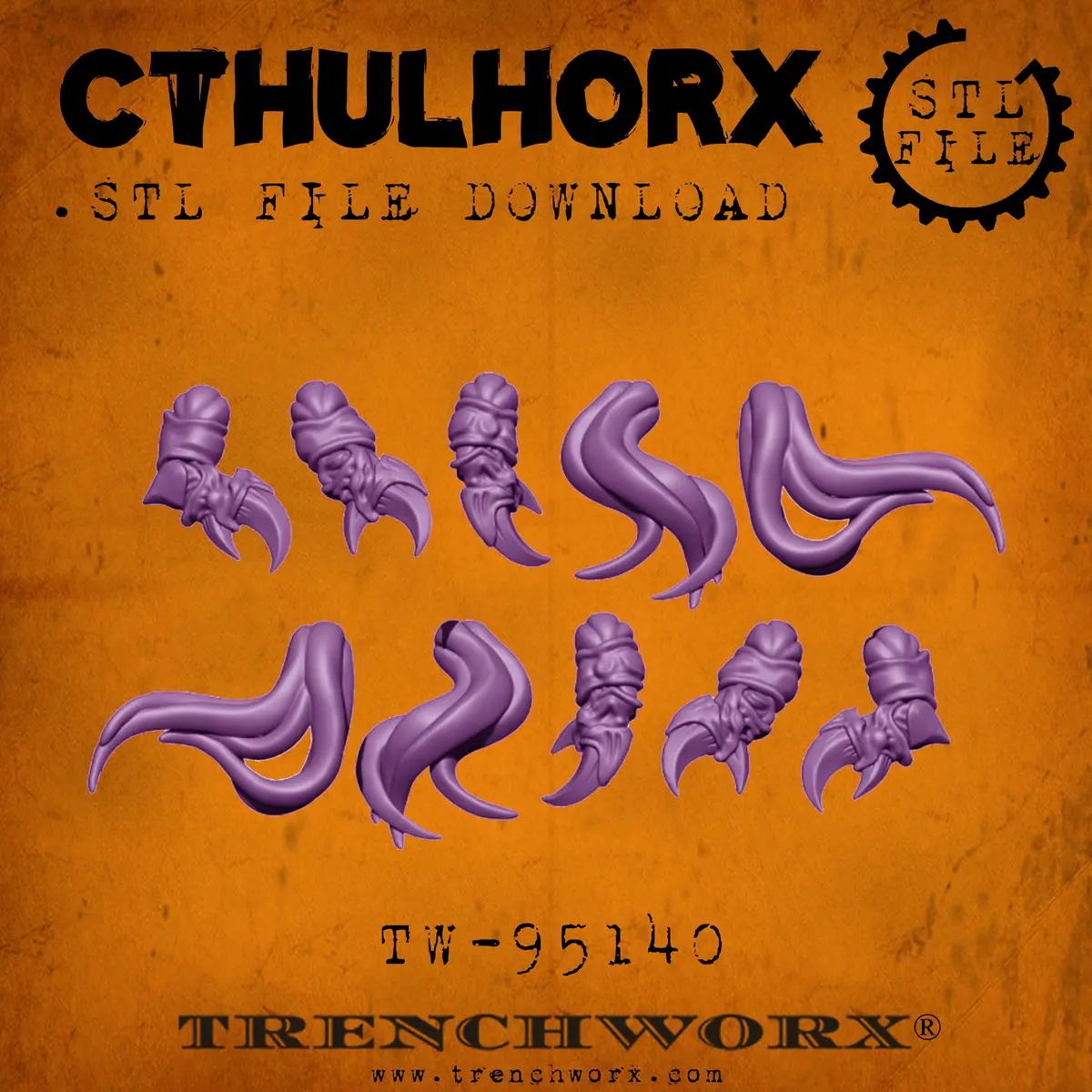 Cthulhorx Arms .Stl Download 1