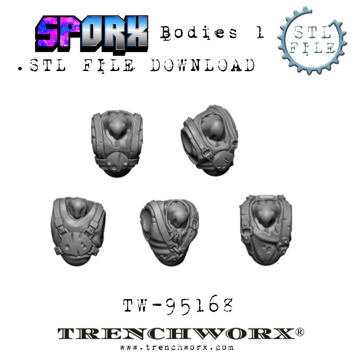 Sporx Orc Bodies .Stl Download 1
