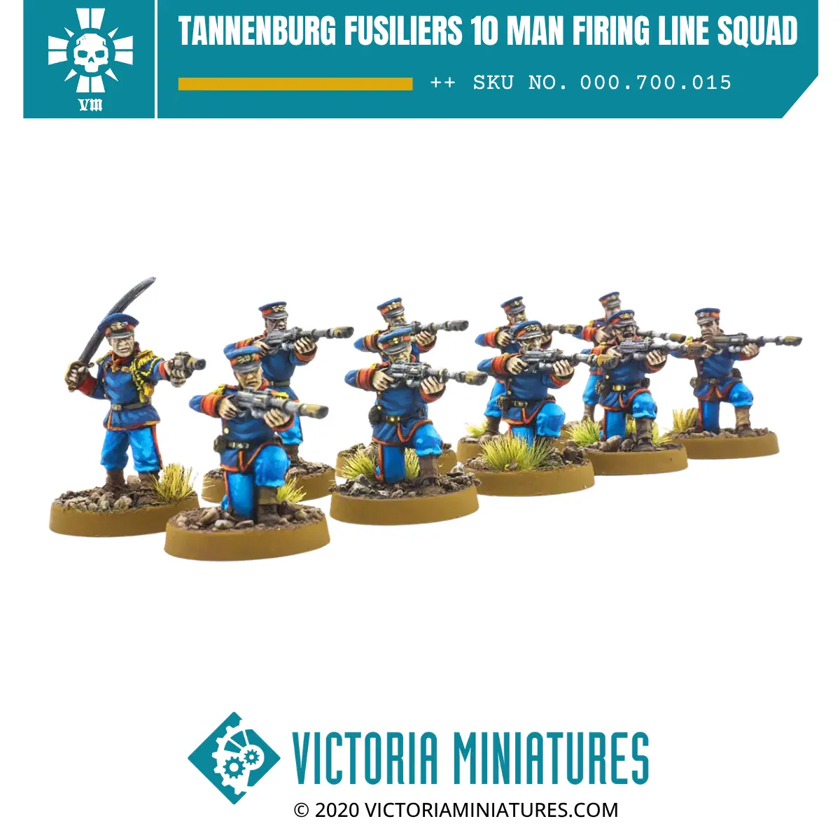 Tannenburg Fusiliers 10 Man Firing Line Squad 1