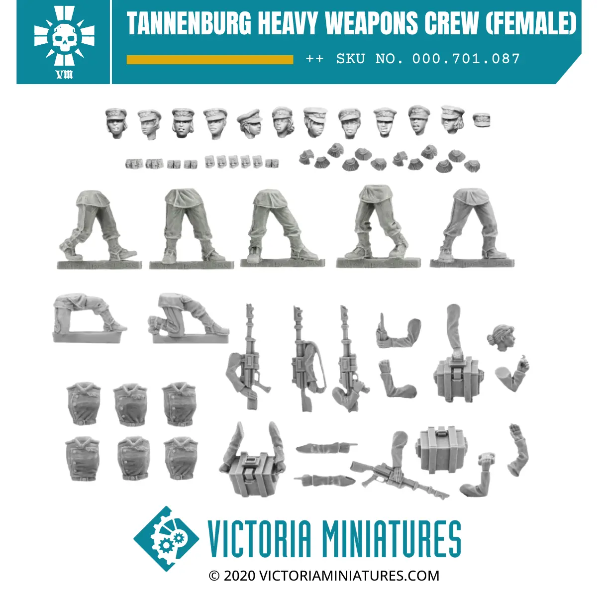 Tannenburg Fusiliers Heavy Weapons Crew (Female) 1
