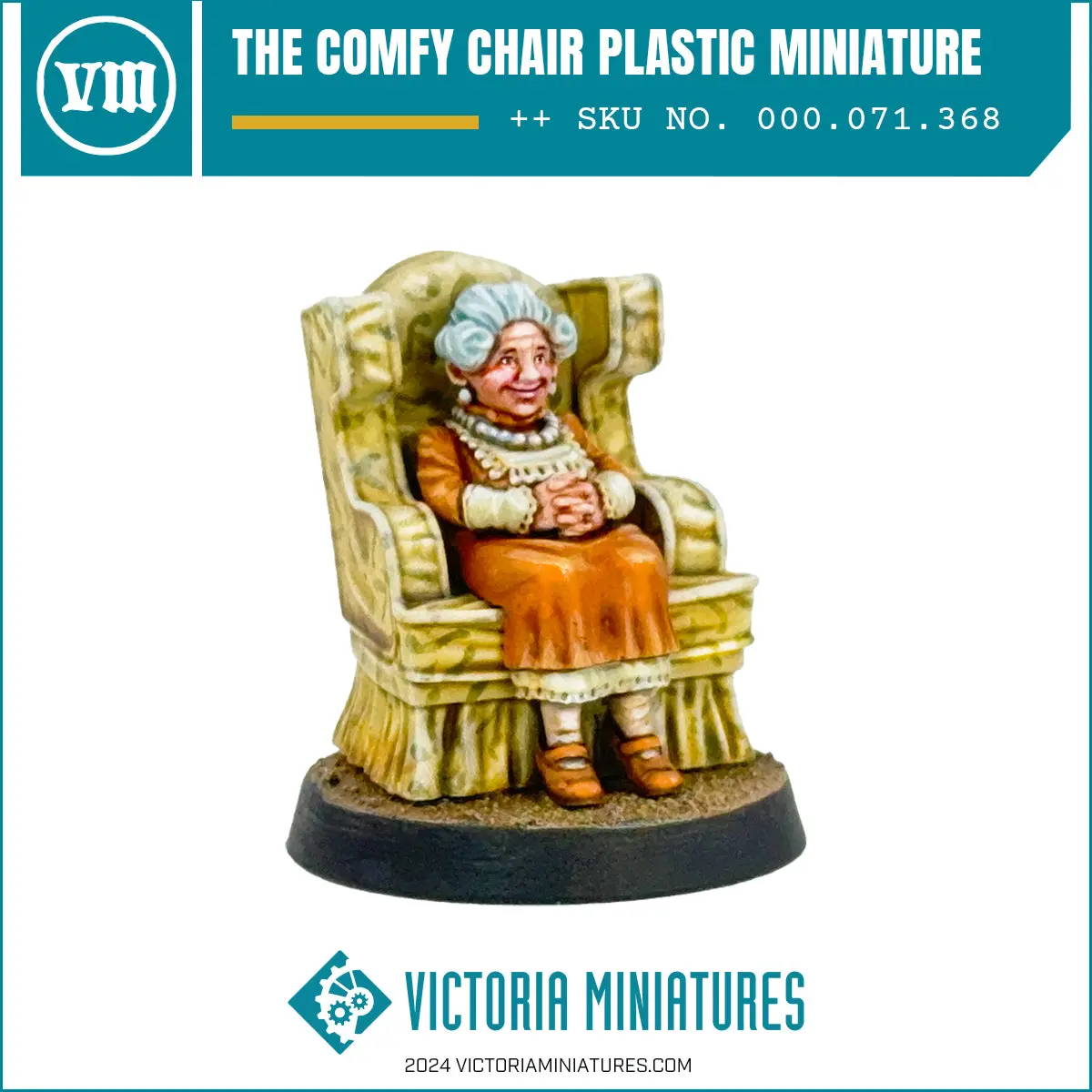 The Comfy Chair. Plastic Miniature 1