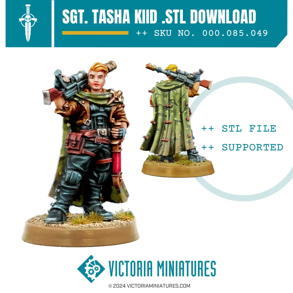 Sgt. Tasha Kiid .Stl Download 1
