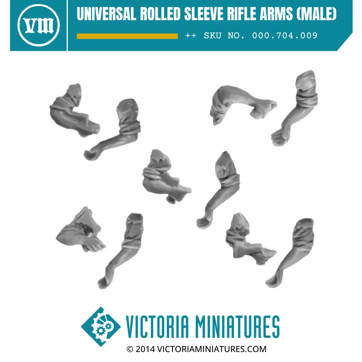 Universal Rolled Sleeve Rifle Arms (Male) 1