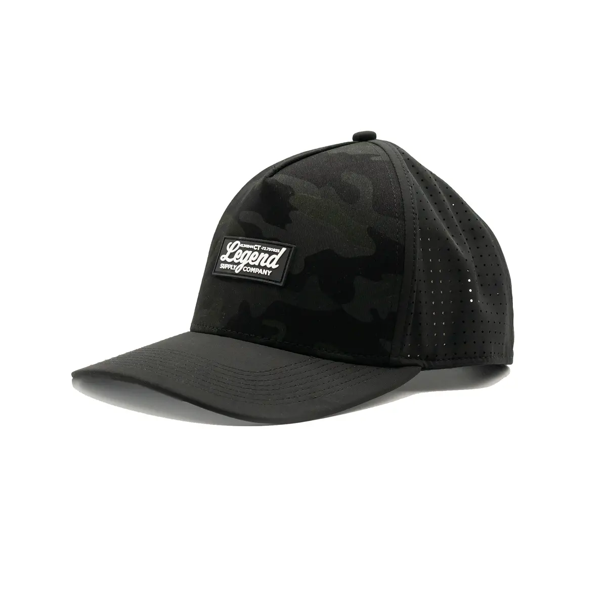 Limited Black Camo Hydro-Snapback Hat 1