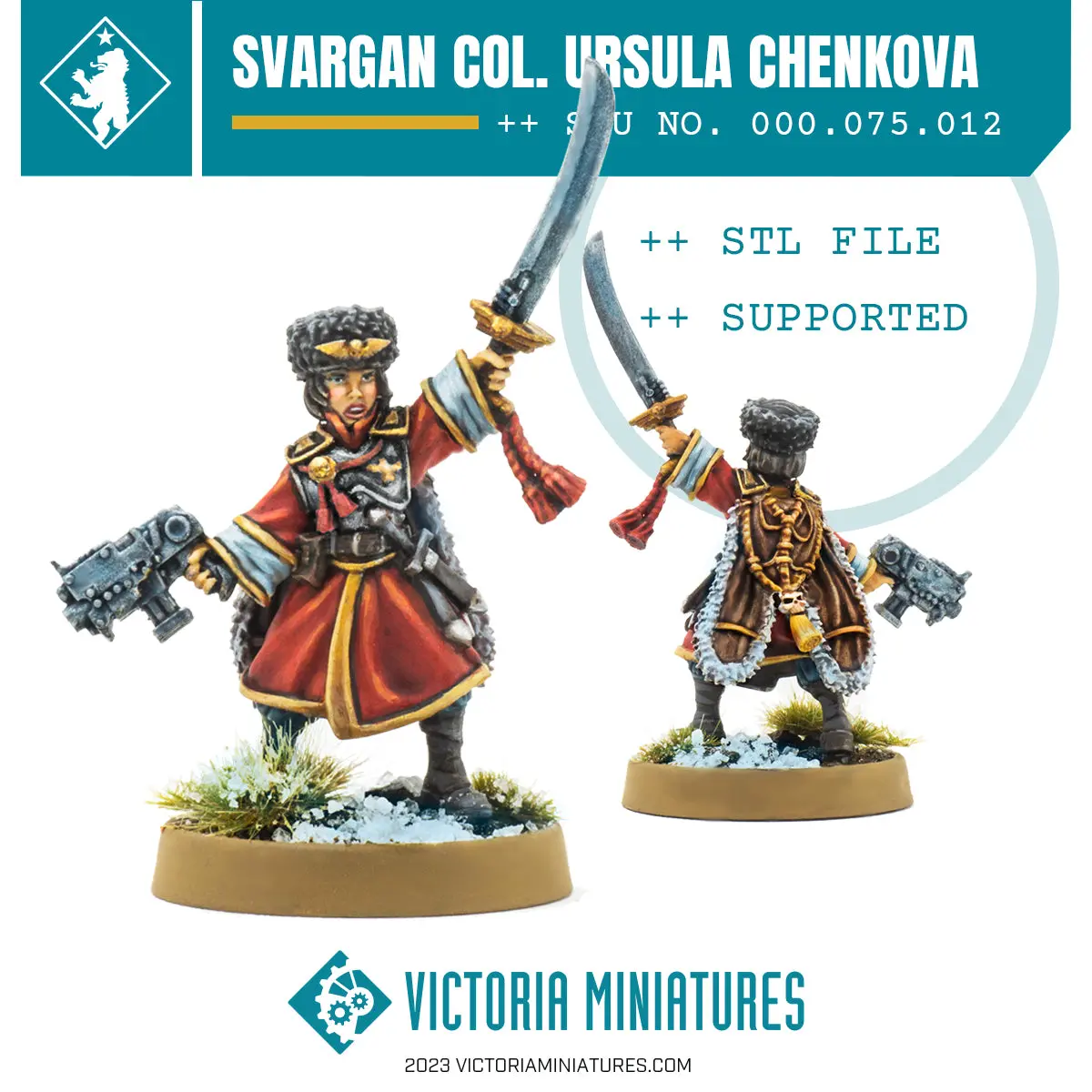 Ursula Chenkova Svargan Colonel .Stl Download 1