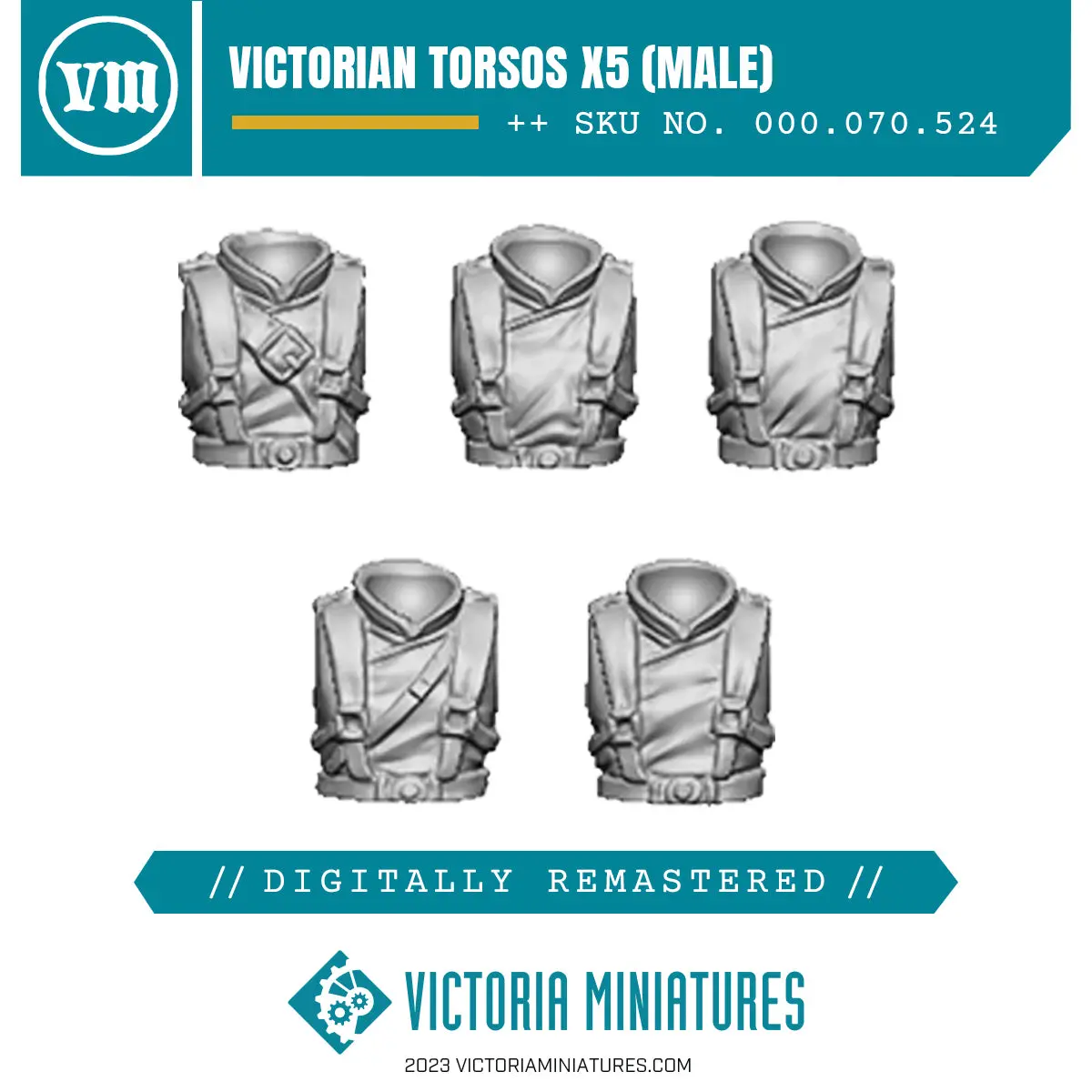 Victorian Torsos X5 (Male) 1