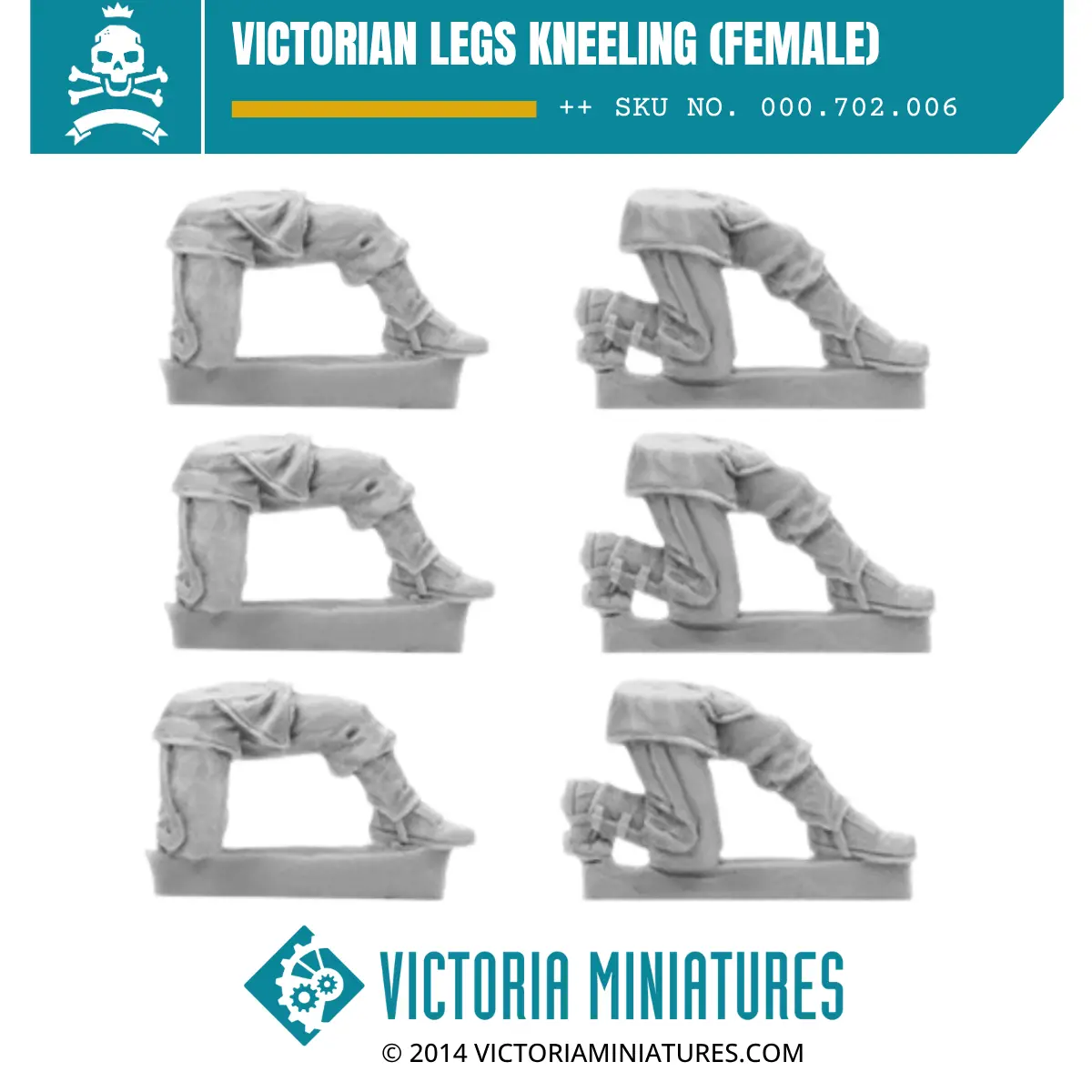 Victorian Legs Kneeling (Female) 1