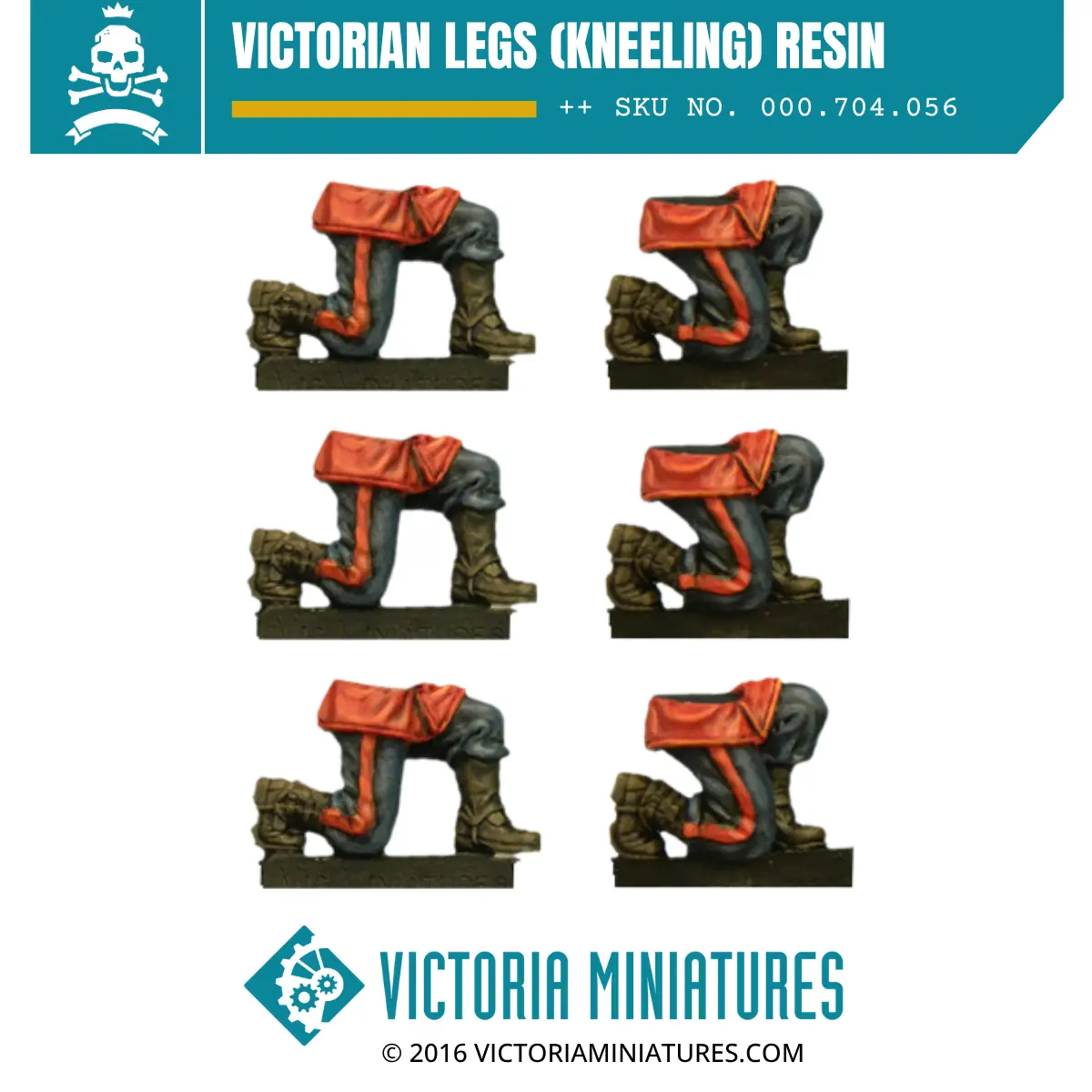 Victorian Legs (Kneeling) Resin 1