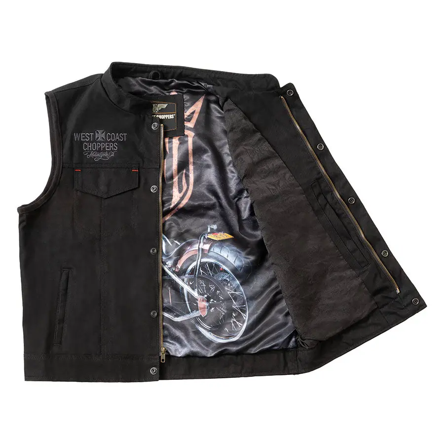 Wcc X 13 1/2 Dominator Canvas Riding Vest -Black 1