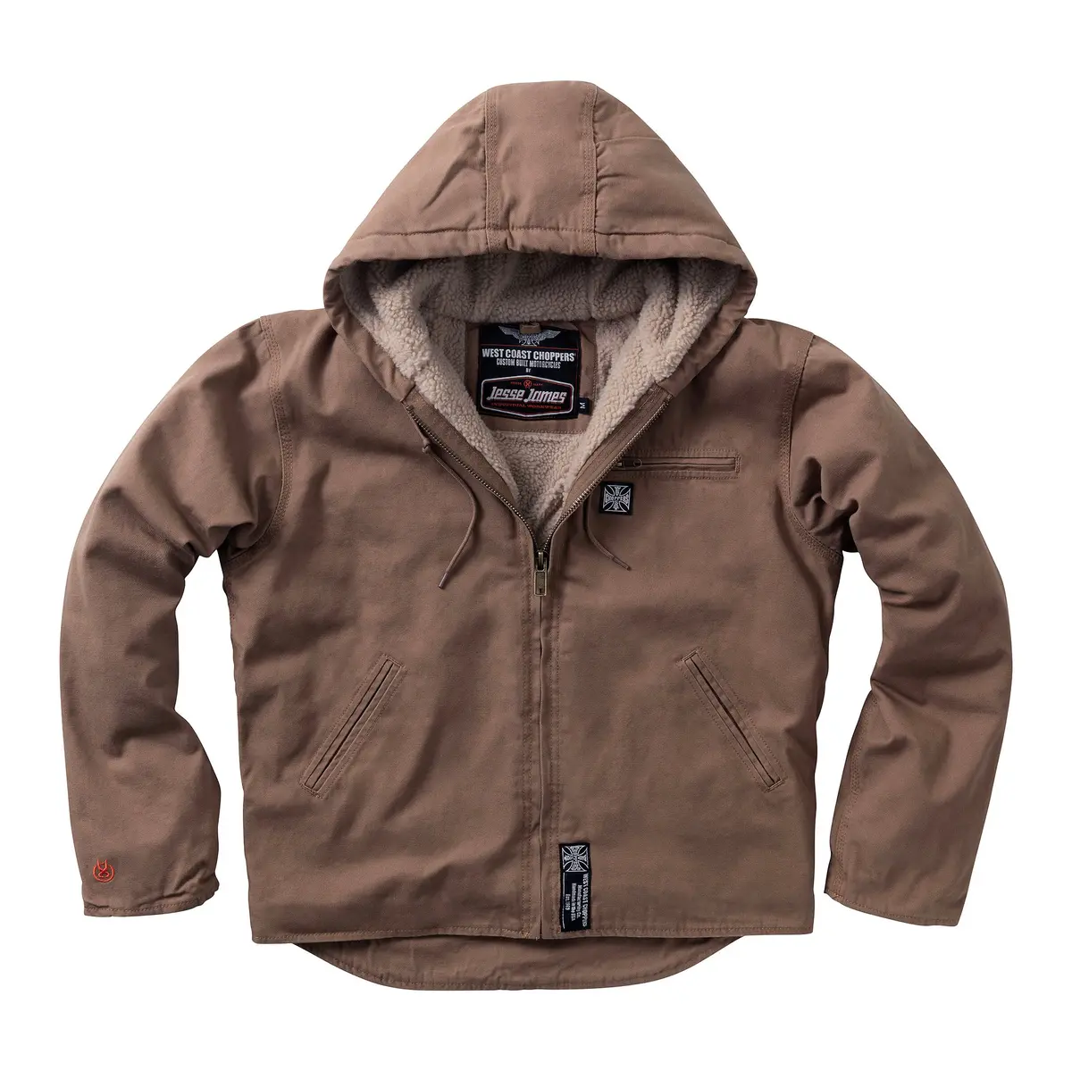 Wcc Sherpa Lined Heavy Duty Work Jacket - Frontier Brown 1